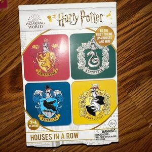 Harry Potter Hogwarts Houses in a Row